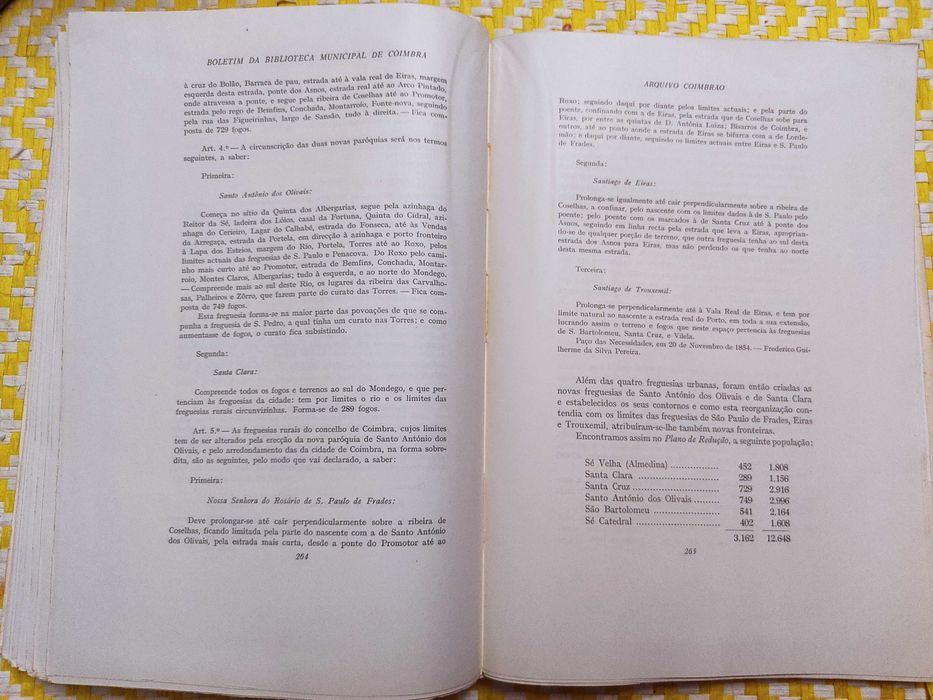 ARQUIVO COIMBRÃO  - Vol  XXIII 
Boletim Bibli Municipal
Coimbra - 1968