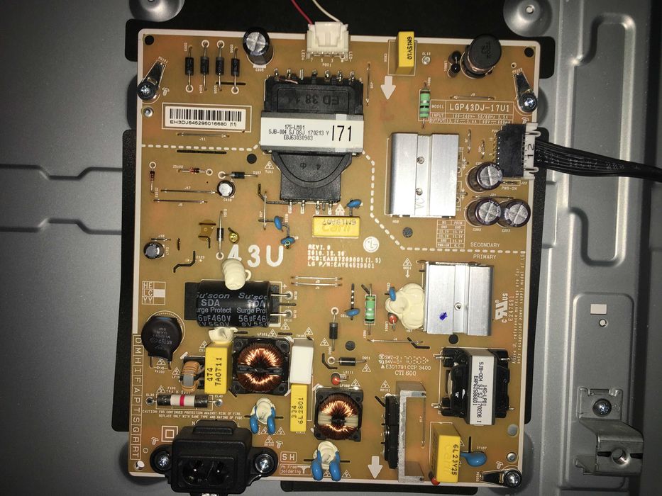 43UJ6307 EAX67209001 EAD63969910 EAD63969911 EAD63969910