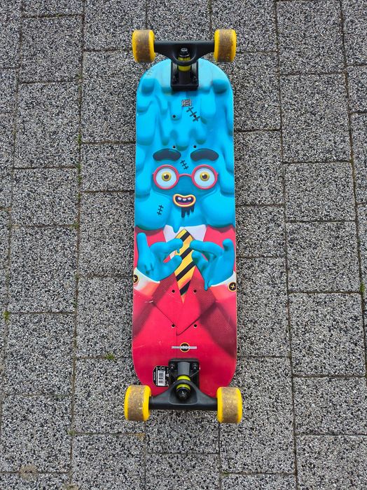 Deskorolka dla dzieci Oxelo SK Play 120 Medusa / Professor blue - STAN IDEALNY!