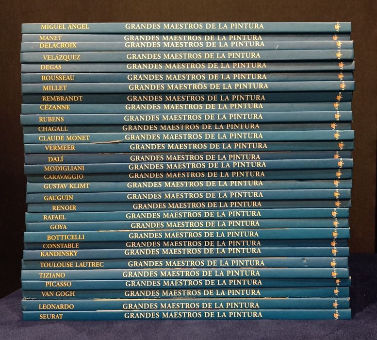 Coleção 30 volumes livros. Grandes maestros de la pintura.
