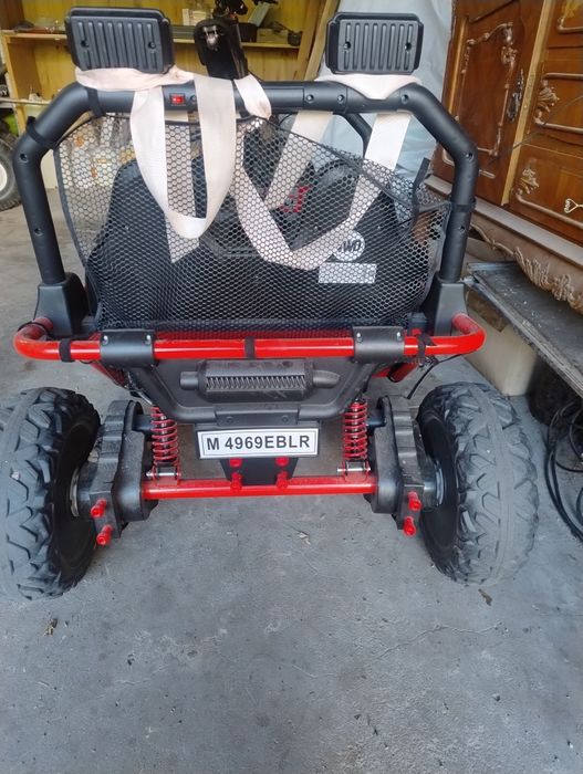 Дитячий двомісний електро баггі Bambi M 4969EBLR(24V)