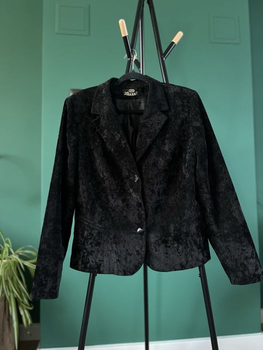 Żakiet marynarka czarna elegancka ZANNA