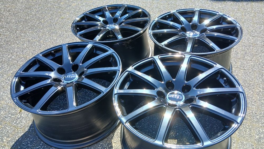18" Audi oryginal 5x112  9j et52  A3 A4 A6 TT  czarny polysk Idealne