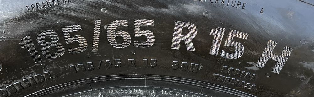 Шины б у с европи 185/65R15 лето