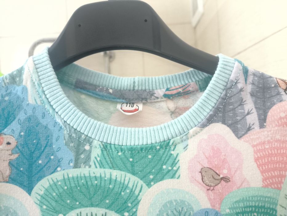 Sukienka zimowa świateczna 110 handmade