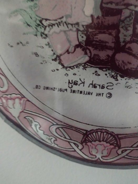 Sygnowany witraż -Sarah Kay