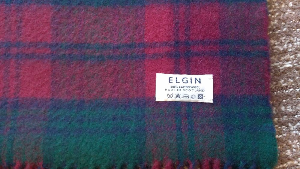 Edinburgh Frangi Wolsey ELGIN  Made in Scotland Шарф з вовни