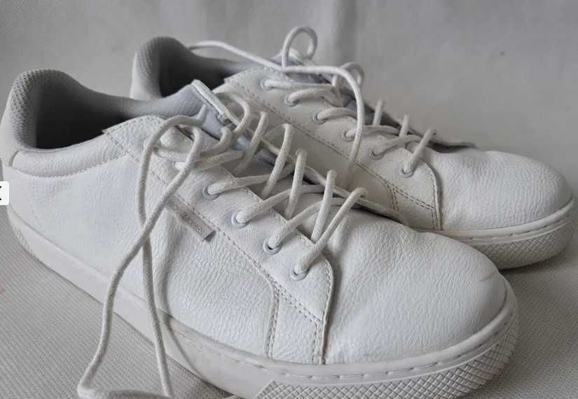 JACK&JONES - Męskie Białe Sneakersy Trampki Buty Sportowe 41