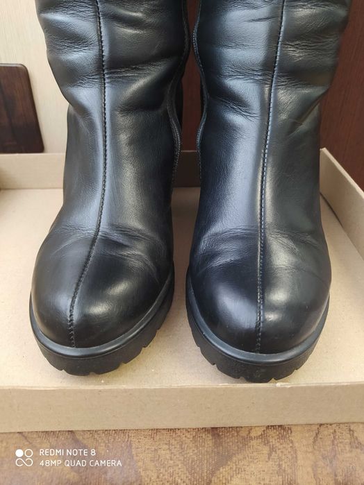 Кожаные сапоги. Сапожки шкіра