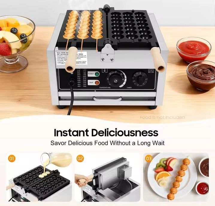 Máquina Waffle Espeto