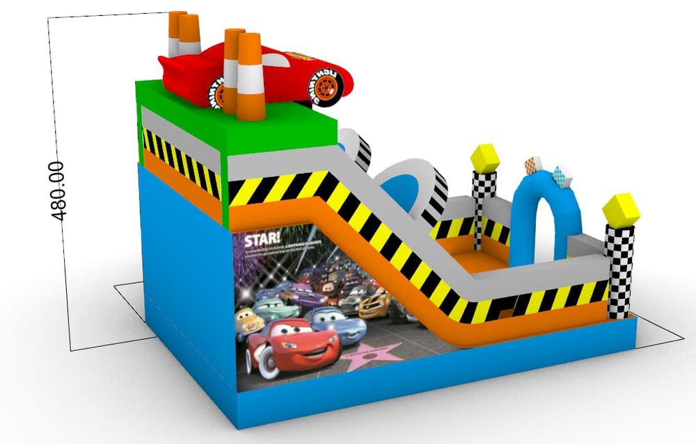 Insuflável Slide Carros (novo)