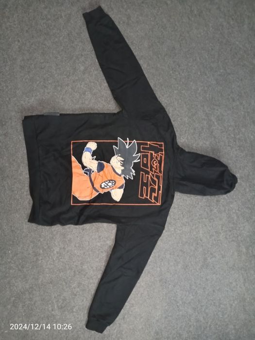 Bluza Dragon Ball rozmiar 158/164, wymiary na zdjęciu
