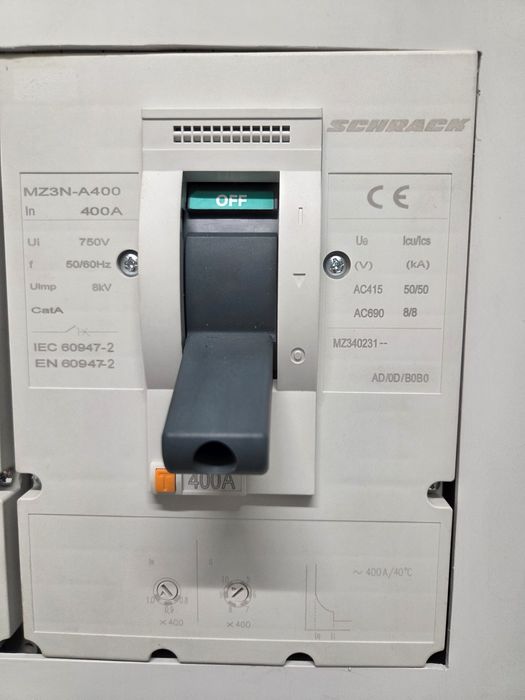 Wyłącznik 400A Schrack