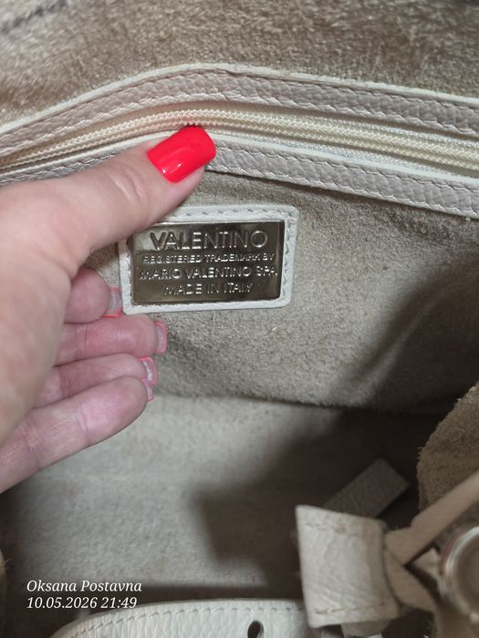 Сумка Valentino Италия, натуральная,кожа/замша