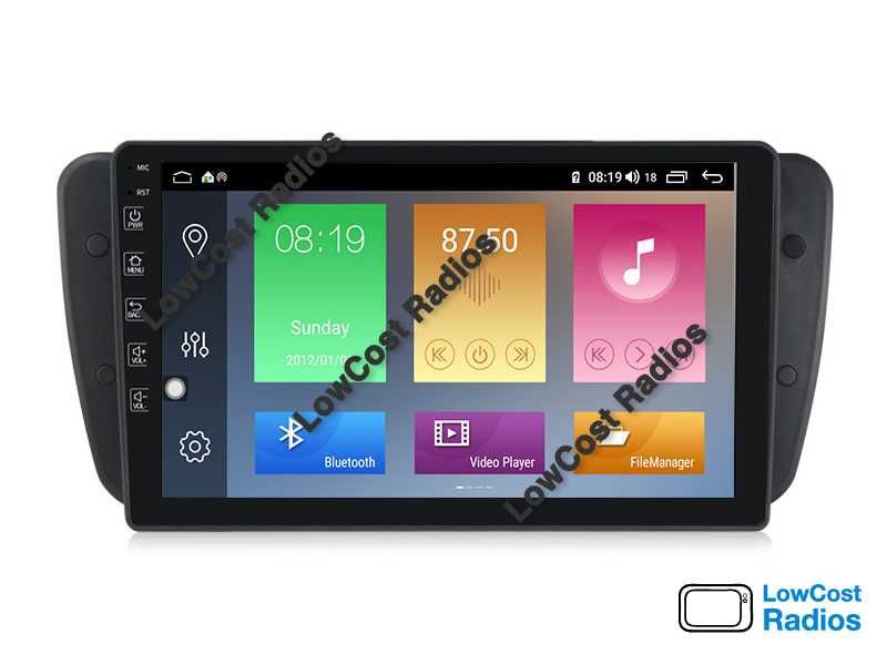 *(NOVO) Auto Rádio GPS ANDROID Seat IBIZA 6J 2009 a 2013 - Wifi BT | CARPLAY • ANDROID AUTO