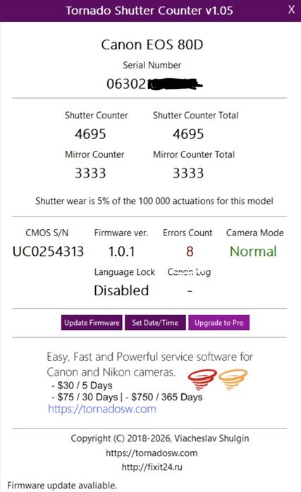 Canon EOS 80D Corpo