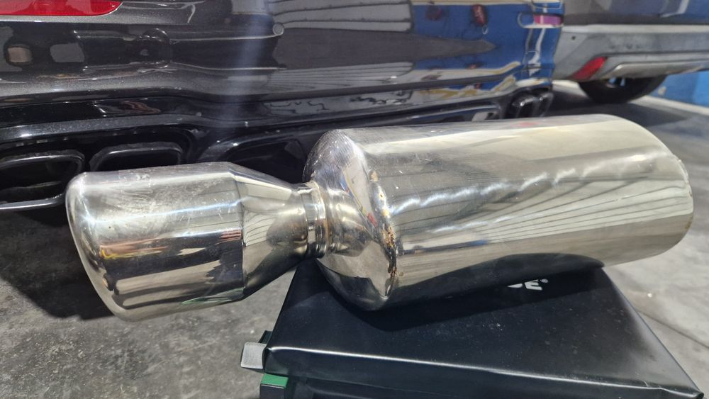 Escape de rendimento em inox novo