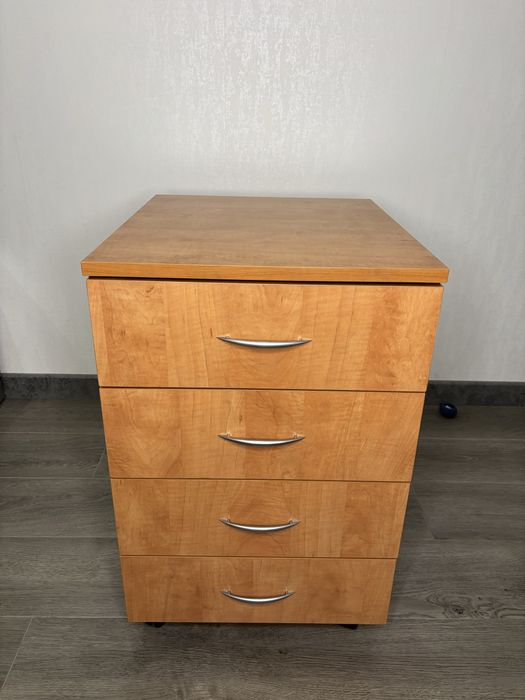 Офісна тумба на 4 глибокі шухляди (45×52×63 см)