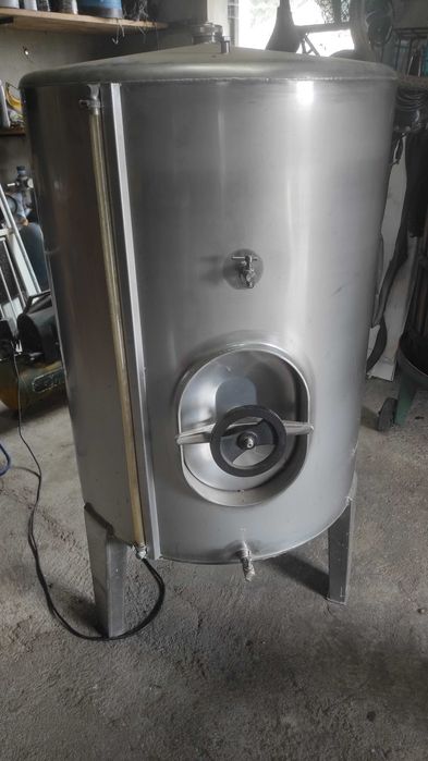 Cuba de inox para vinho 500 litros