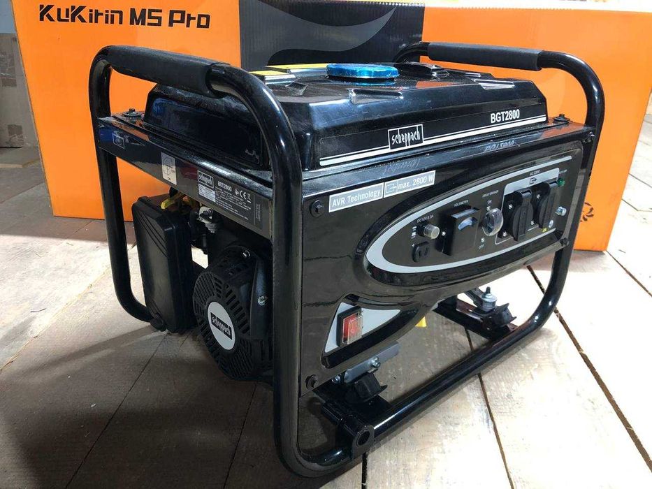 Генератор Scheppach BGT2800 – 2.8/2.5 кВт, бензиновий, 230V/12V