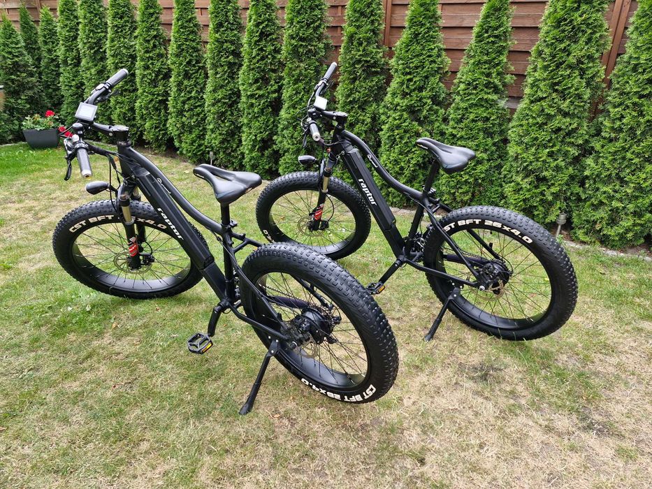 Fat bike Elektryczny Rower fatbike Raptor przebieg 180km Warszawa Praga ...