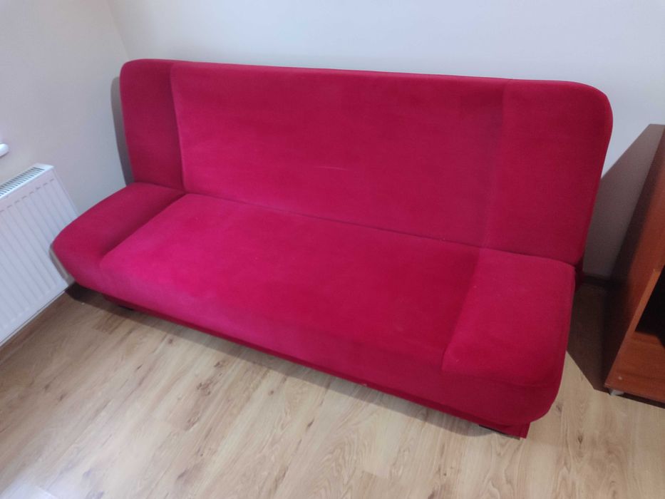 Kanapa firmy Bodzio - czerwona