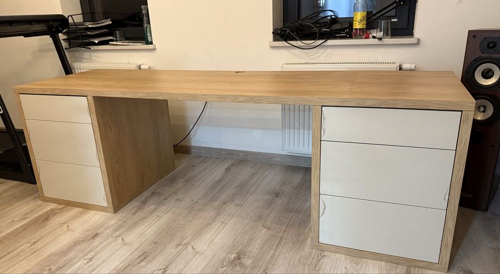 Biurko 230 cm – NOWE – stan idealny