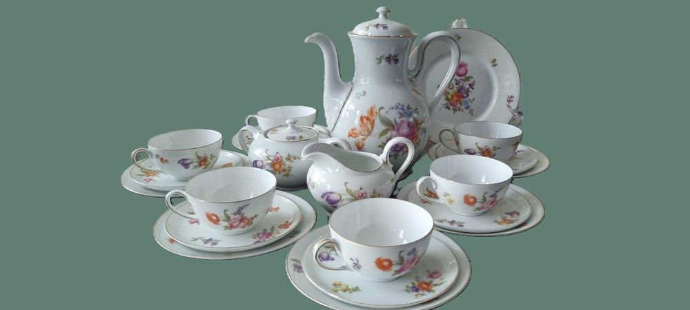 Rosenthal, serwis porcelanowy kawa/herbata, lata 30-te XX w.