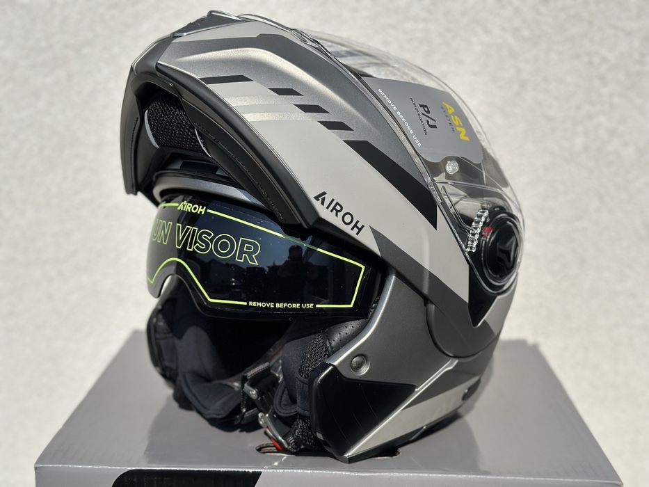 Szczekowy kask motocyklowy AIROH Specktre clever rozmiar XS, PROMOCJA!
