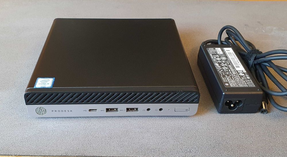 HP ProDesk 600 G3 DM, i5-6500T 16GB RAM / 500GB SSD, Wi-Fi, Bluetooth, cichy
