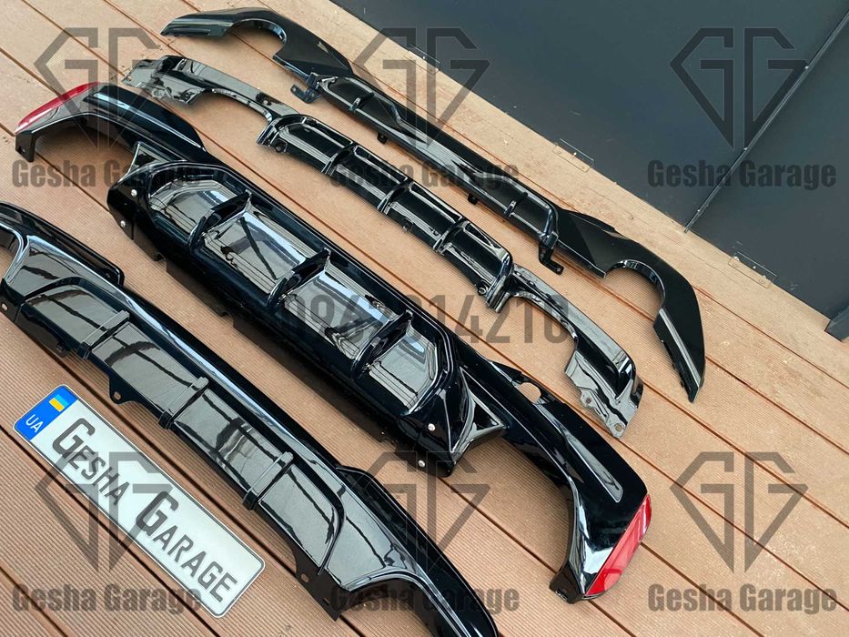 Диффузор заднего бампера спойлер BMW БМВ f90g11g12g01g02f30G20f32f33