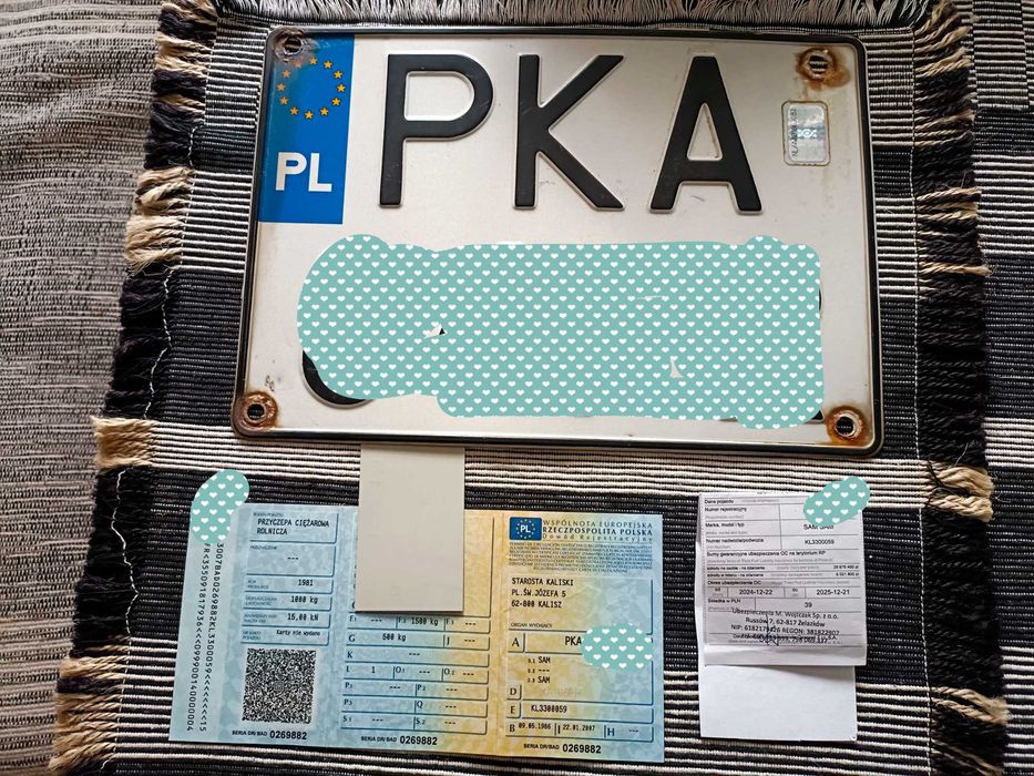 Przyczepka SAM sprzedam 2szt