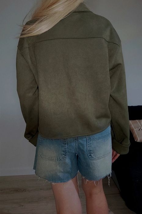 Kurtka koszulowa Divided H&M khaki S rozmiar