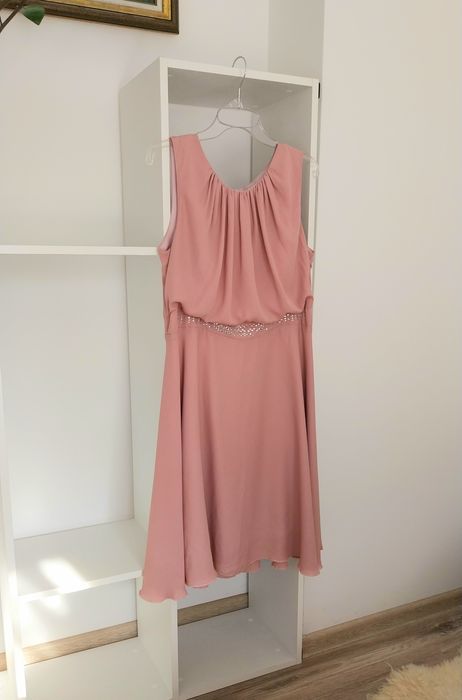 Sukienka rozkloszowana elegancka XXL Mariza