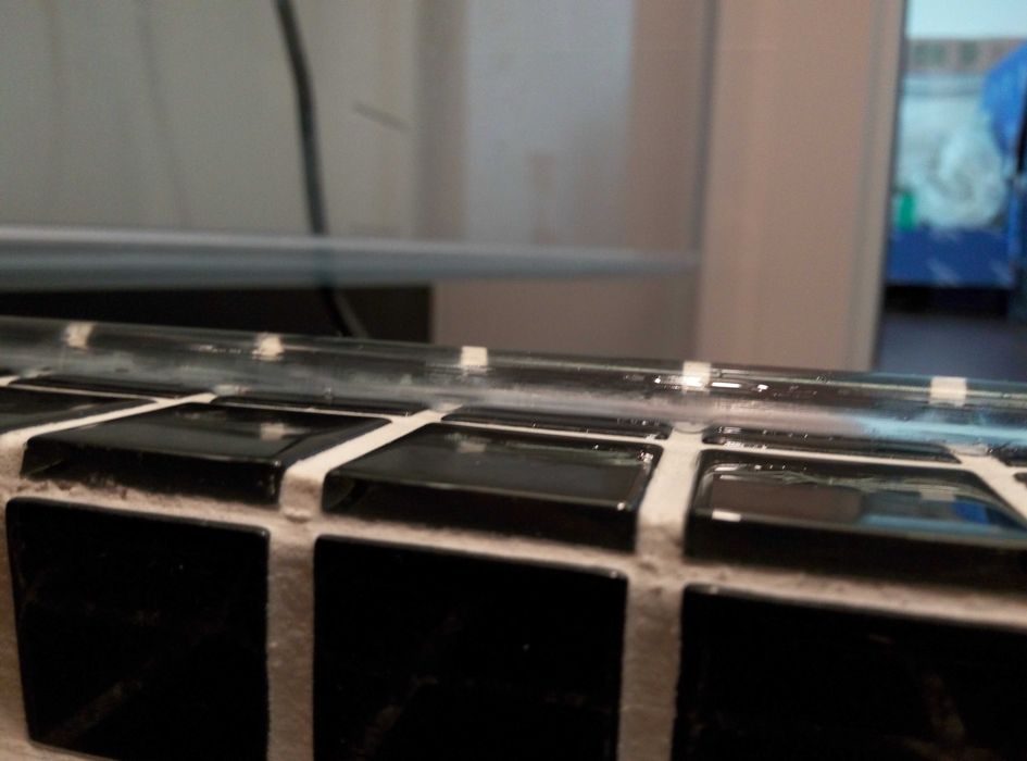 Поріжок—бортік для душових кабін — прозорий або чорний, 10х10 та 5х10