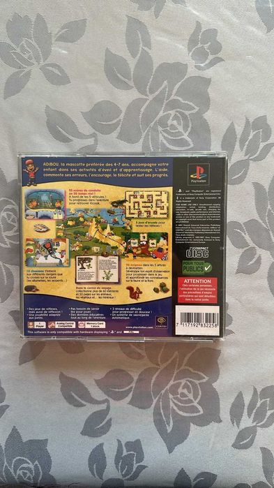 Adibou et l’Ombre Verte PS1 PAL FR – Original com Manual