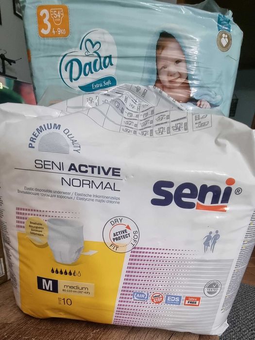 Pampersy DADA 2,3 majtki chlonne M
