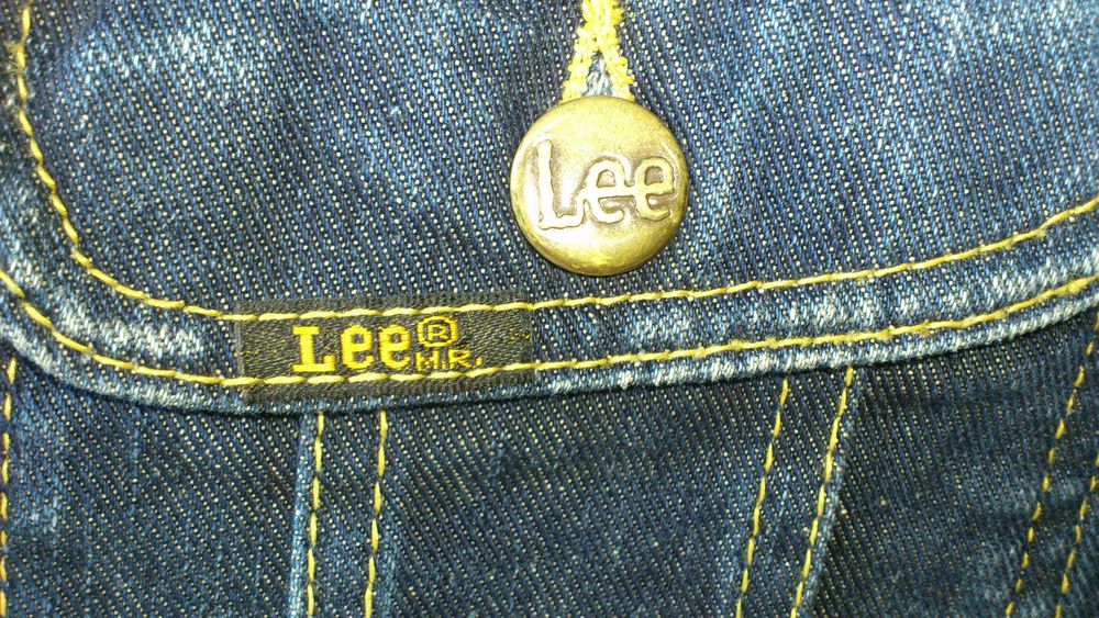 Джин.куртка LEE,НОВАЯ,размер XL, Тёмно-синий cotton,2000год Португалия Классика Винтаж