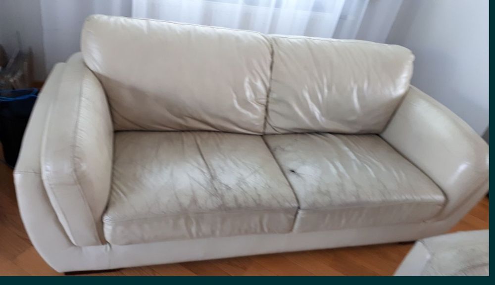Kanapa sofa skórzana