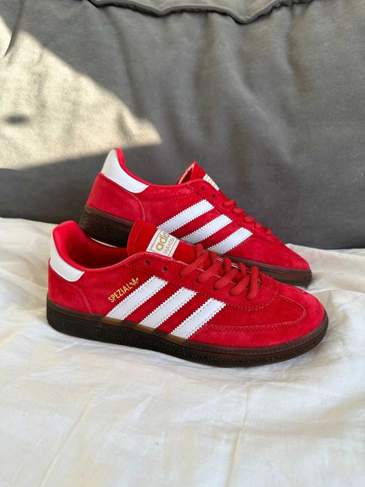 Женские кроссовки Adidas Spezial Handball Red Premium. 36-40