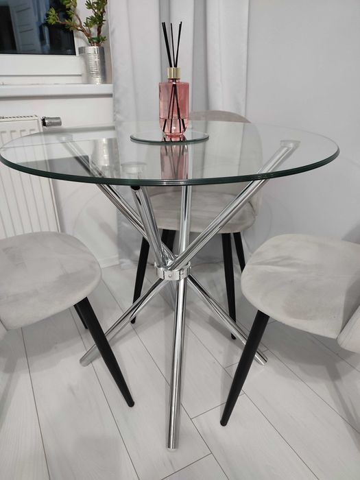 Sprzedam stół szklany chrom Glamour