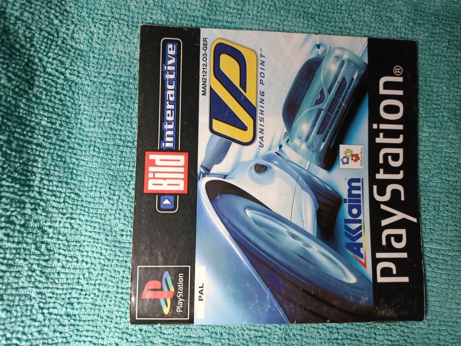 Ps1 Vanishing Point psx psone Książeczka Manual