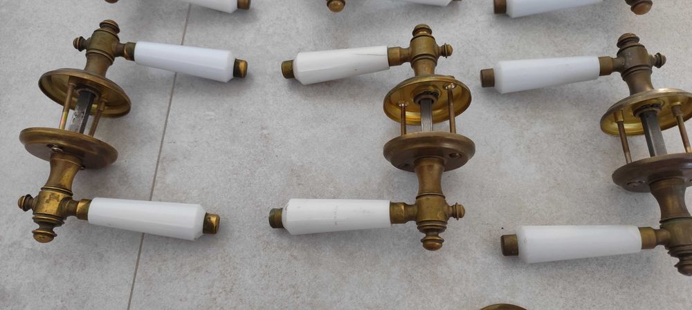 Zestaw 6 Klamek z czasów PRL