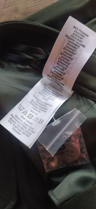 Spodnie damskie kolor zieleń rozmiar 46