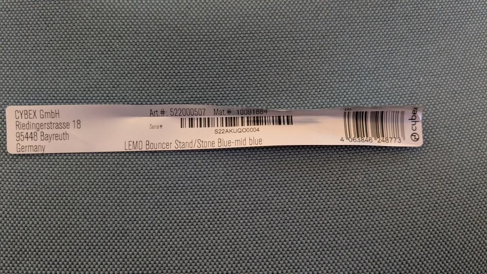 Bujaczek bouncer Cybex Lemo - stone blue