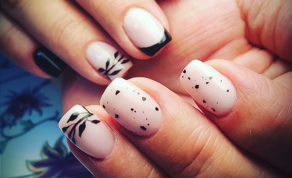 Paznokcie żelowe hybrydowe przedłużanie paznokci z dojazdem