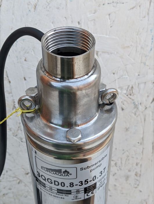 Euroaqua насос погружний для свердловин і колодязя