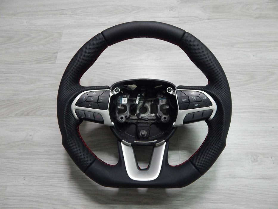 Dodge Charger Challenger - kierownica nowa skóra sport czerwona nić