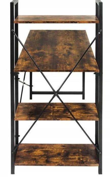 NOWE Biurko Gamingowe Metalowe Komputerowe Meble Szkolne Loft Okazja