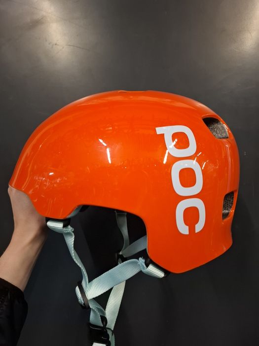 Kask rowerowy hulajnoga dirt deskorolka skate POC Crane Pure XL XXL 61 / 62 pomarańczowy